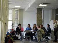 Koondatute Kunsti Keskus Tallinna postimajas, 2009. Pressifoto: Margit S&auml;de